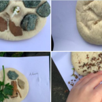 Image of Yr3 ended their science topic on rocks this week by making their own fossils. 