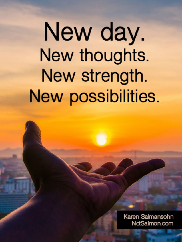 Image of New Day, New Thoughts