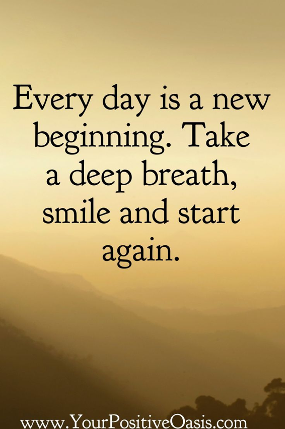 Image of Every day is a new beginning!