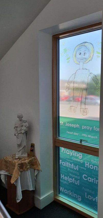 Image of Our New Window Sign of St Joseph